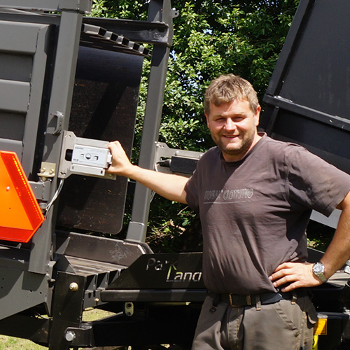 Carl Johan Schultz - der stolze Besitzer eines DSE4200 Feuchtigkeitsmesser